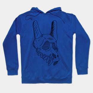 Black animal skull Hoodie